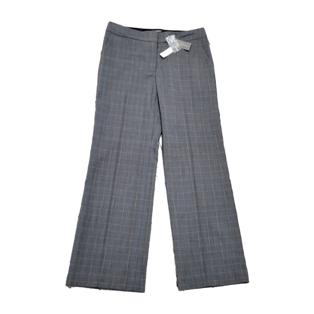 NWT MAXIME "Katherine Fit" Mid-Rise Straight Leg Plaid Pants